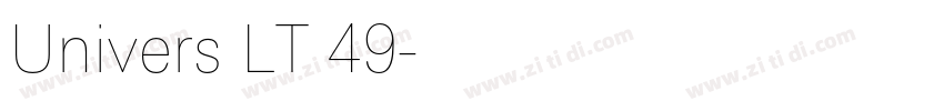 Univers LT 49字体转换 Univers LT 49字体转换